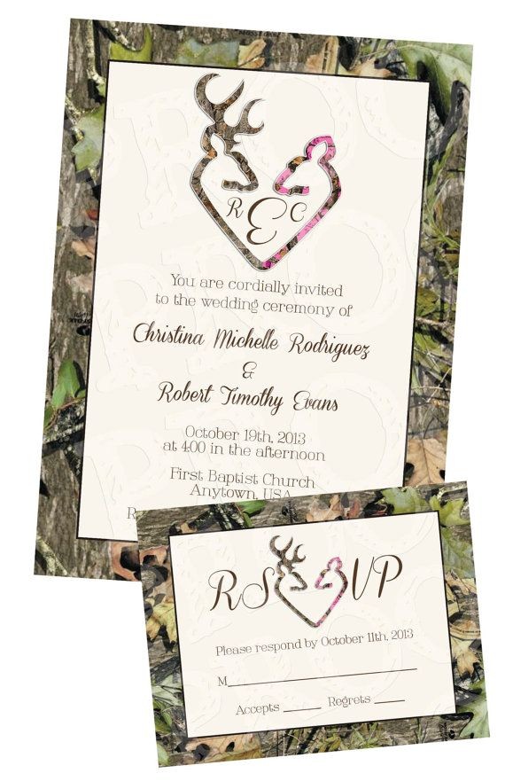 Browning Wedding Invitations Hey I Found This Really Awesome Etsy Listing at Https Www Etsy Com Listing 165315019 Camo