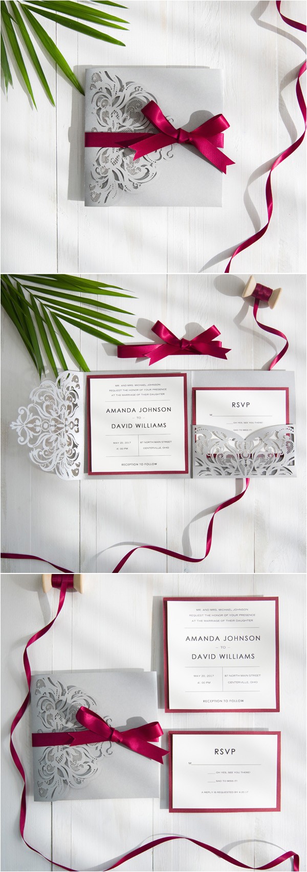 Burgundy and Grey Wedding Invitations Stylish Wedd Blog Wedding Ideas Etiquette Every Bride