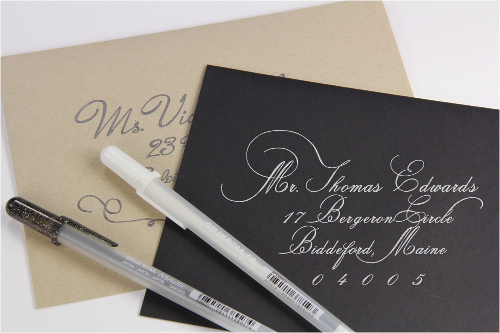 Calligraphy Pen for Wedding Invitations Hand Calligraphy Addressed Wedding Envelopes Lci Paper