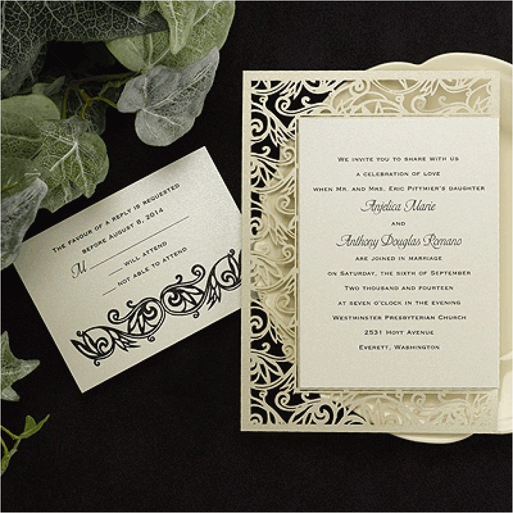 Carlson Wedding Invitations Carlson Craft Wedding Invitations Card Design Ideas