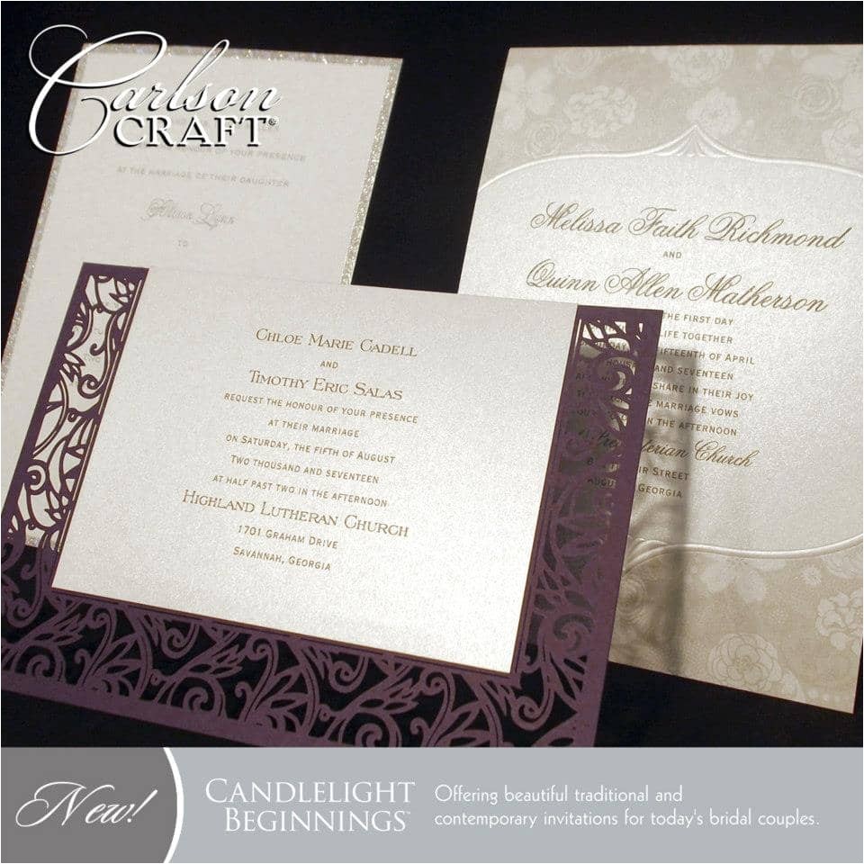 Carlson Wedding Invitations Carlson Craft Wedding Invitations Designs Egreeting Ecards