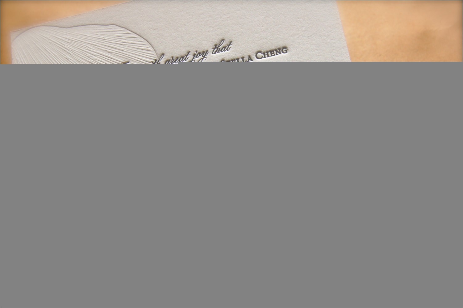 Cash Preferred Wedding Invitation Aqua and Sand Tan Nautical Letterpress Wedding Invitations