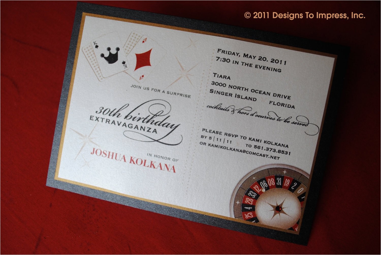 Casino themed Wedding Invitations Vegas themed Birthday Invitation Casino Night by Casino themed Wedding Invitations Vegas themed Birthday Invitation Casino Night by