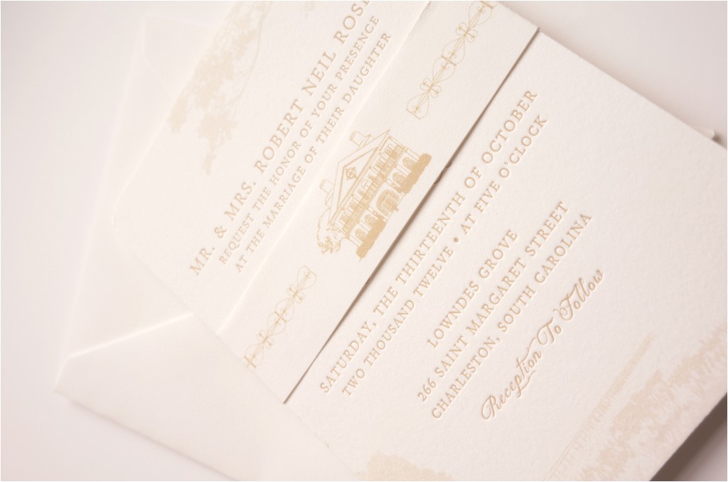 Charleston Sc Wedding Invitations Plantation Wedding Invitation Charleston Sc by Dodeline