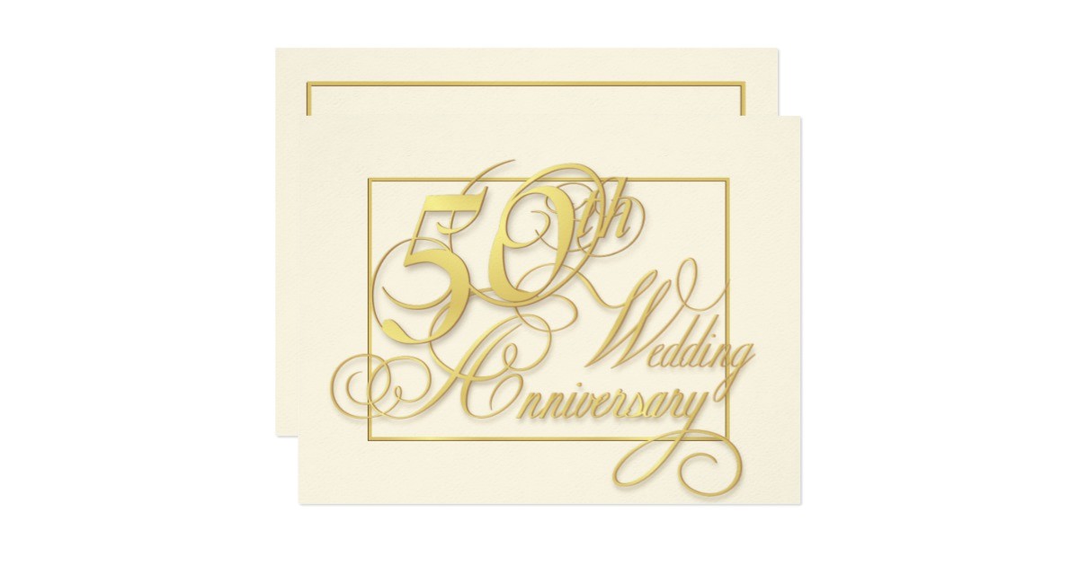 Cheap 50th Wedding Anniversary Invitations 50th Wedding Anniversary Inexpensive Invitations Zazzle