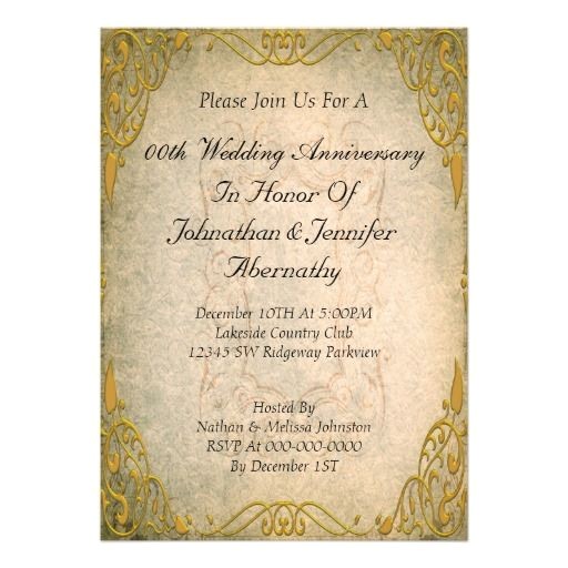 Cheap 50th Wedding Anniversary Invitations 50th Wedding Anniversary Invitation
