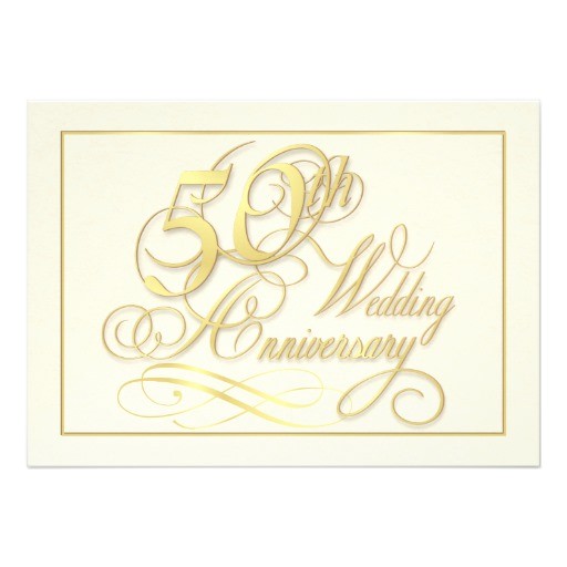 Cheap 50th Wedding Anniversary Invitations Personalized 50th Anniversary Invitations