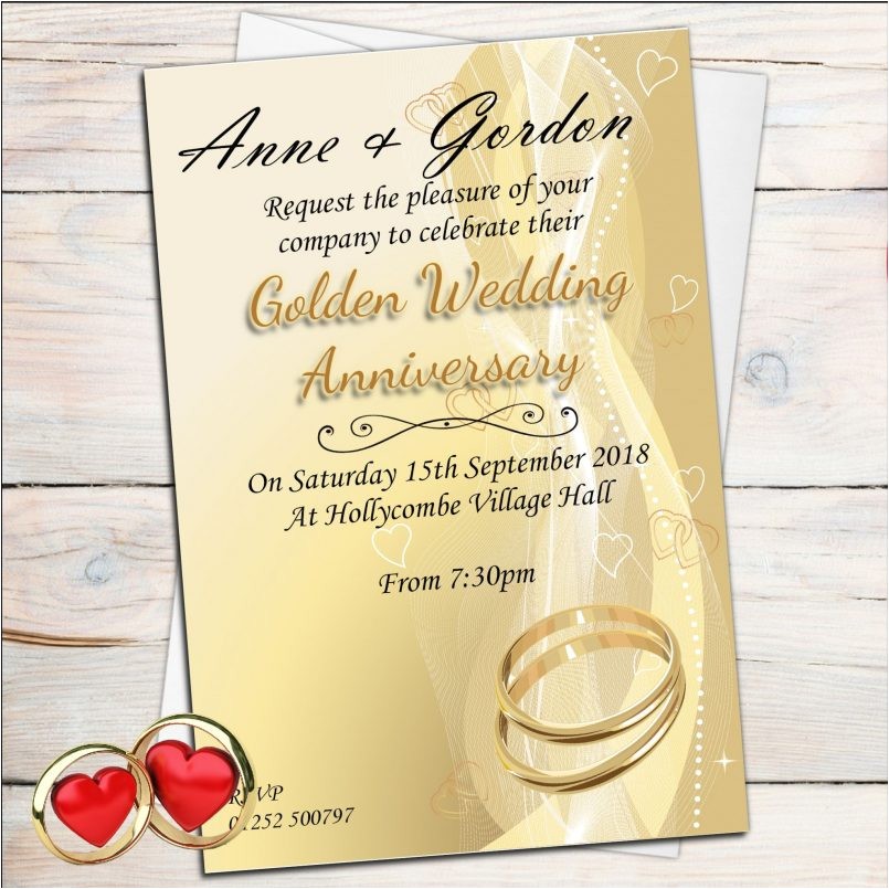 Cheap 50th Wedding Anniversary Invitations Templates Photo Invitations for Th Wedding Anniversary Als