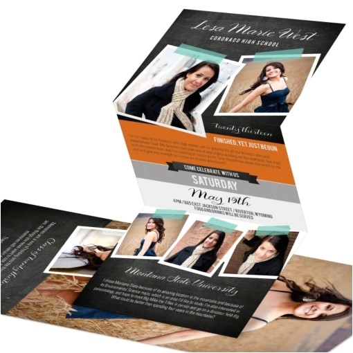 Cheap Tri Fold Graduation Invitations 156 Best Grad Announcements Images On Pinterest