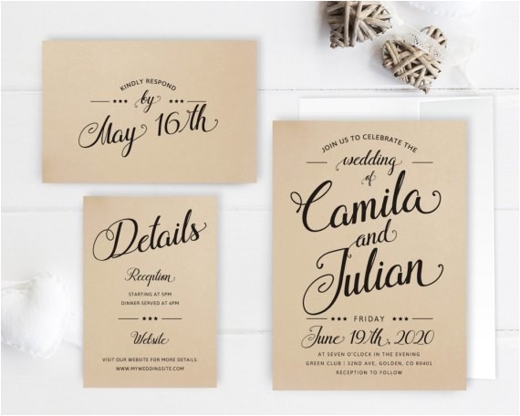 Cheap Wedding Invites with Response Cards Cheap Wedding Invitations with Rsvp Under 2 or Less