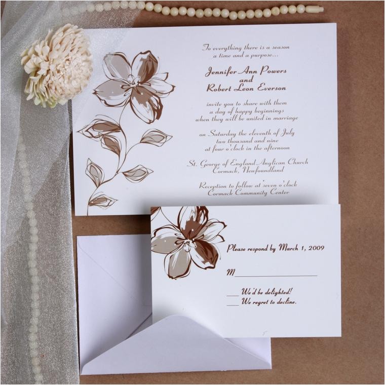 Cheapest Place to Get Wedding Invitations Printable Romantic Floral Wedding Invites Ewi179 as Low as