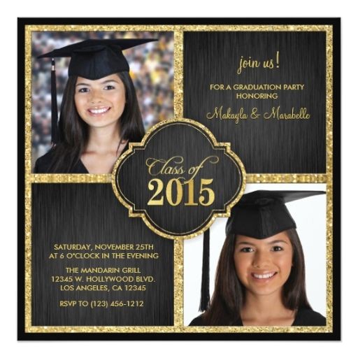 Class Of 2015 Graduation Invitations 13 Best Images About Twin Graduation Announcements On