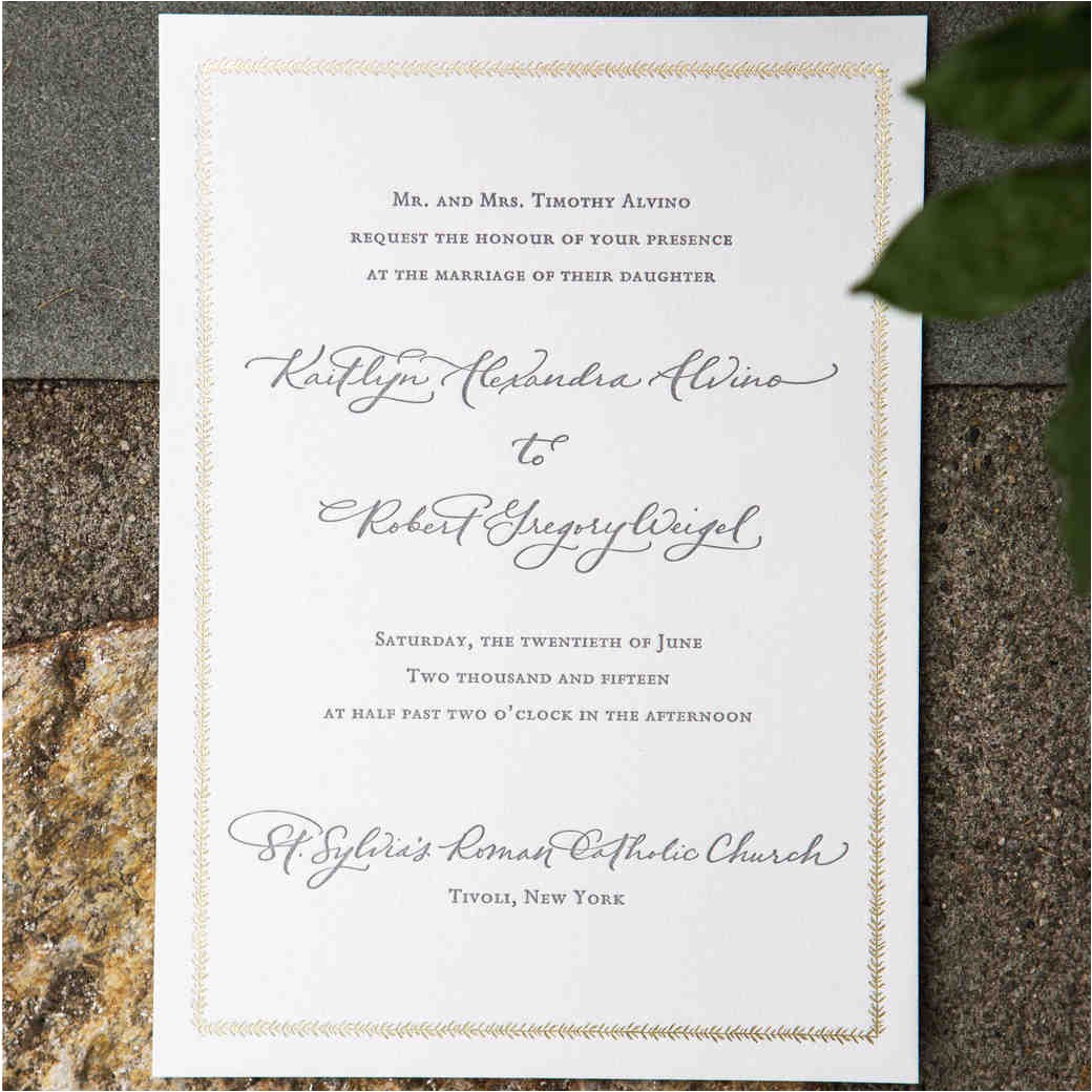 Common Wedding Invitation Wording Wedding Etiquette Advice Martha Stewart Weddings