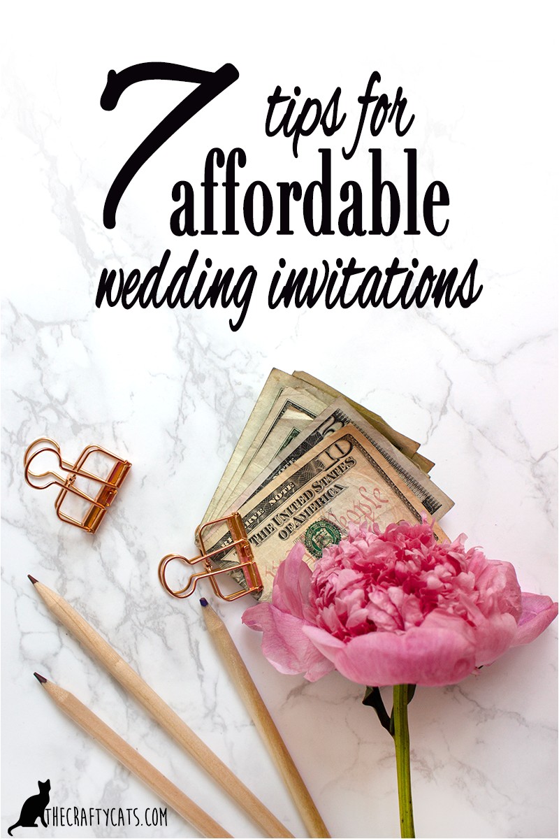 Cost Of Diy Wedding Invitations Wedding 7 Tips for Low Cost and Affordable Wedding