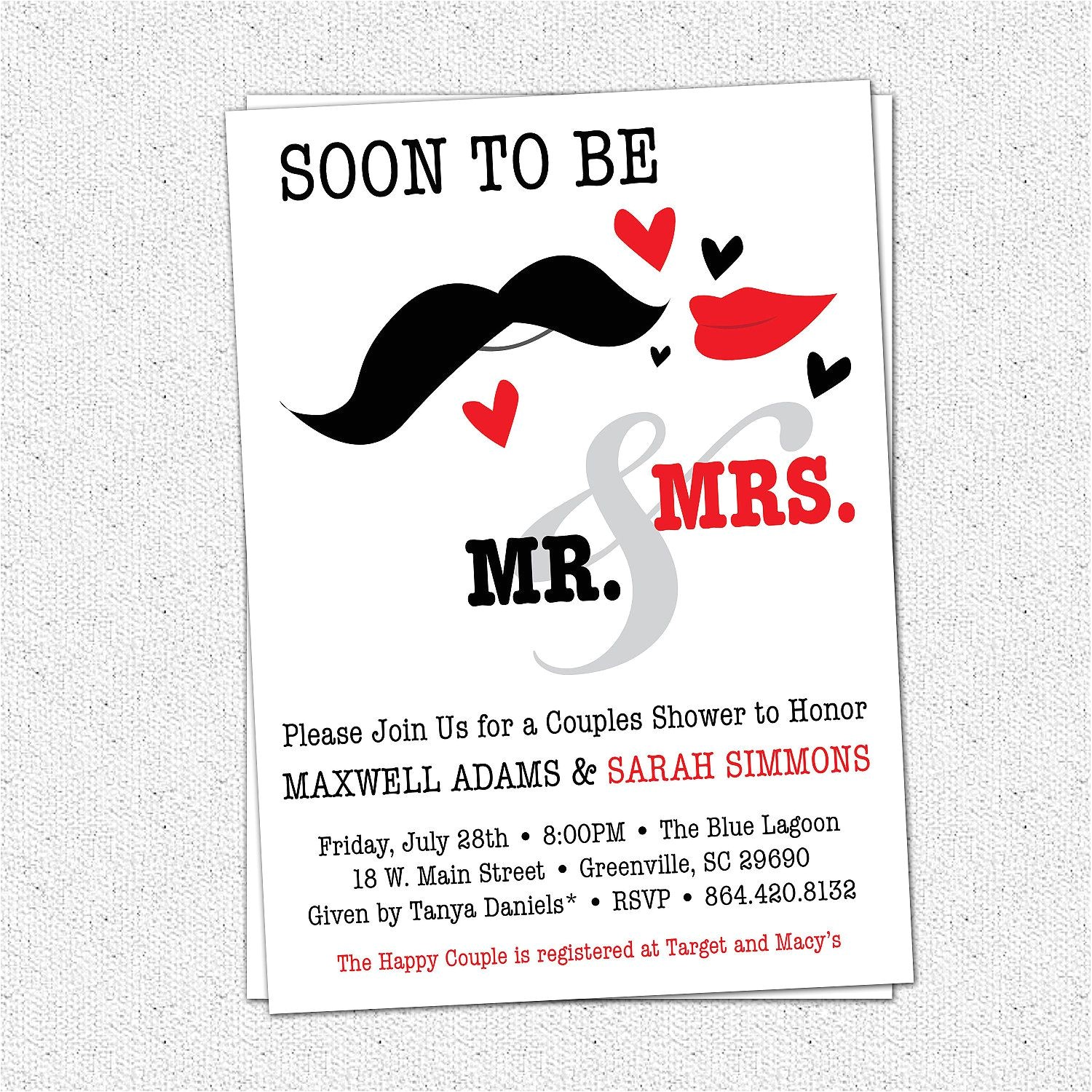 Couples Wedding Shower Invitations Templates Free Bridal Shower Couples Wedding Shower Invitations Card