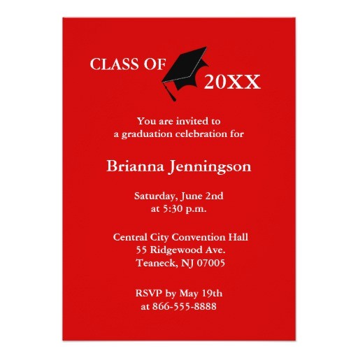 Create Graduation Invitations Online Create Your Own Graduation Invitation 6 Zazzle