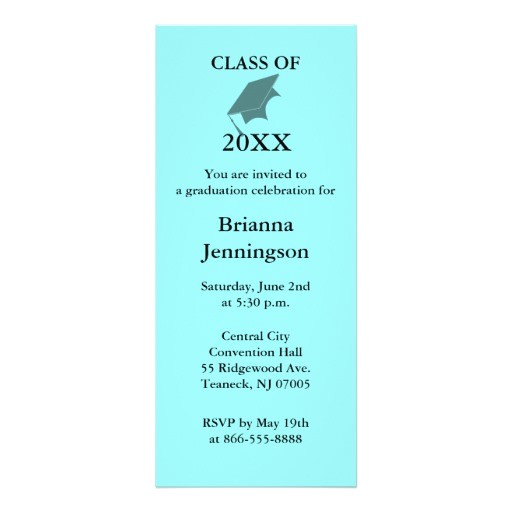 Create Your Own Graduation Invitations Online Create Your Own Graduation Invitation 8 10 Cm X 24 Cm