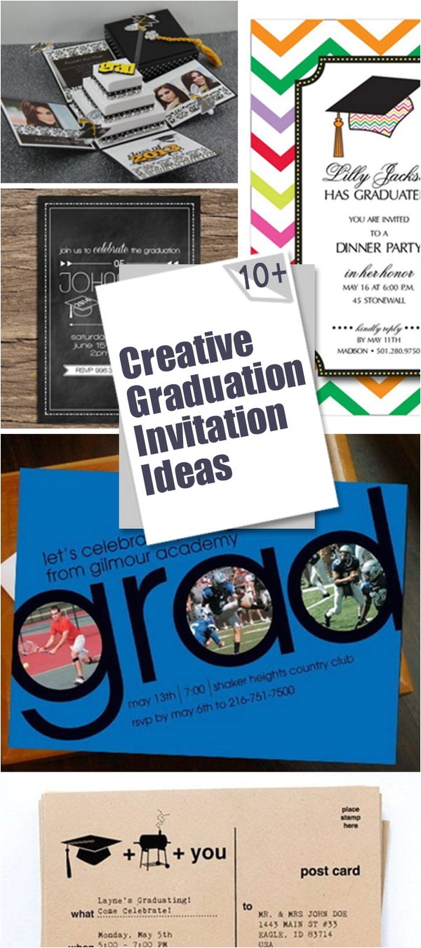 Creative Graduation Invitation Ideas 10 Creative Graduation Invitation Ideas Hative