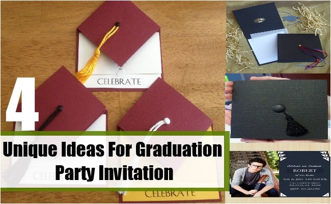 Creative Graduation Invitation Ideas Unique Ideas for Graduation Party Invitation How to Make