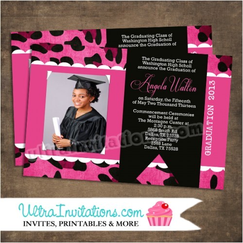 Custom Graduation Invites Custom Graduation Announcements Craftbnb