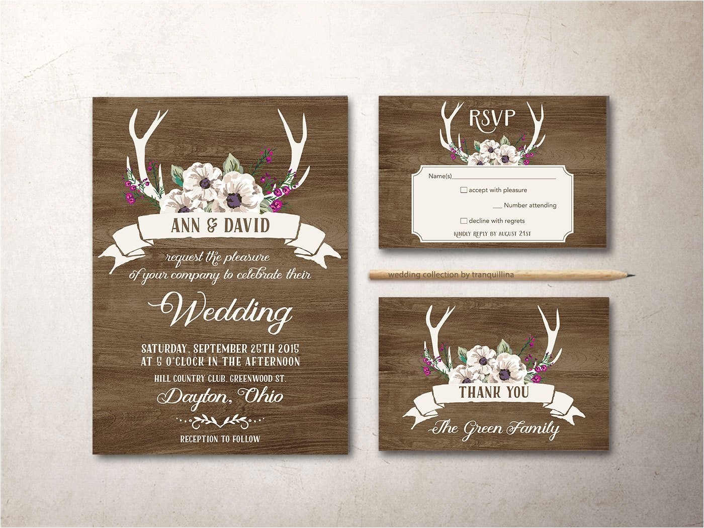 Deer Antler Wedding Invitations Deer Antlers Wedding Invitation Printable Rustic Wedding Deer Antler Wedding Invitations Deer Antlers Wedding Invitation Printable Rustic Wedding