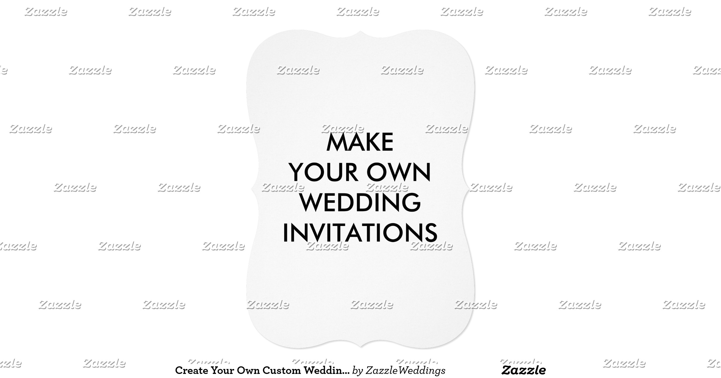 Designing Your Own Wedding Invitations Create Your Own Custom Wedding Invitations 5 X 7