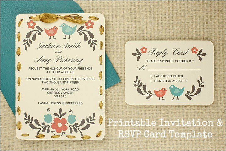 Diy Wedding Invitations and Rsvp Cards Diy Tutorial Free Printable Invitation and Rsvp Card Diy Wedding Invitations and Rsvp Cards Diy Tutorial Free Printable Invitation and Rsvp Card