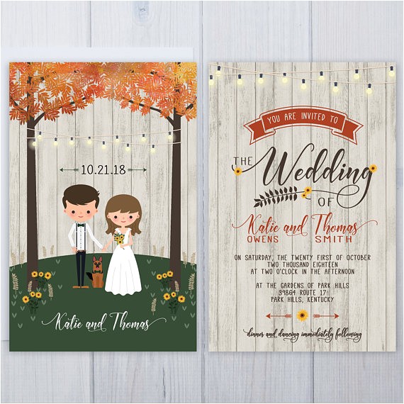Dog Wedding Invitations 16 Sunflower Wedding Invitations Perfect for Fall Weddings