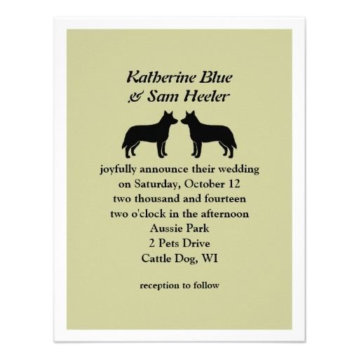Dog Wedding Invitations 17 Best Images About My Future Wedding On Pinterest