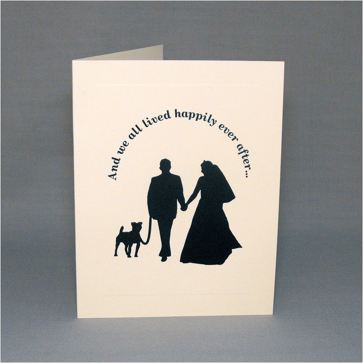 Dog Wedding Invitations Dog Wedding Cards Engagement or Wedding Thank You Cards
