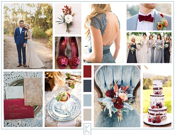 Dusty Blue and Cranberry Wedding Invitations Katie Saeger events Kse Design Inspiration Dusty Blue