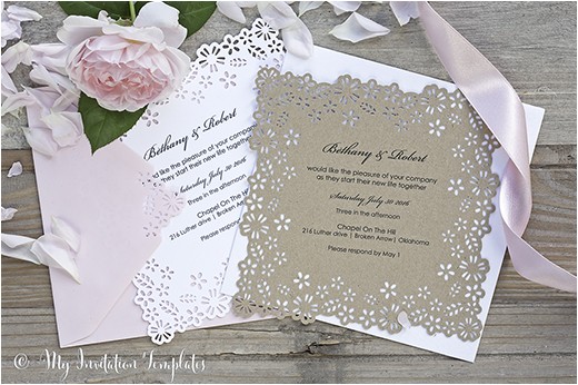 Dyi Wedding Invitations My Invitation Templates Wedding Party Invitations Template