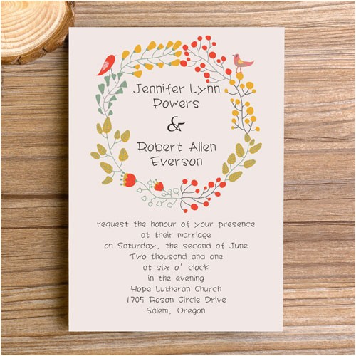 Elegant Affordable Wedding Invitations Elegant Wedding Invitations Bohemian Floral Affordable
