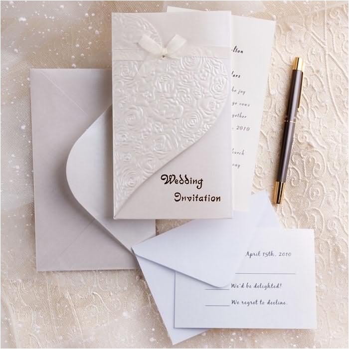Elegant Affordable Wedding Invitations Silver and White Creates the Perfect Modern Wedding theme
