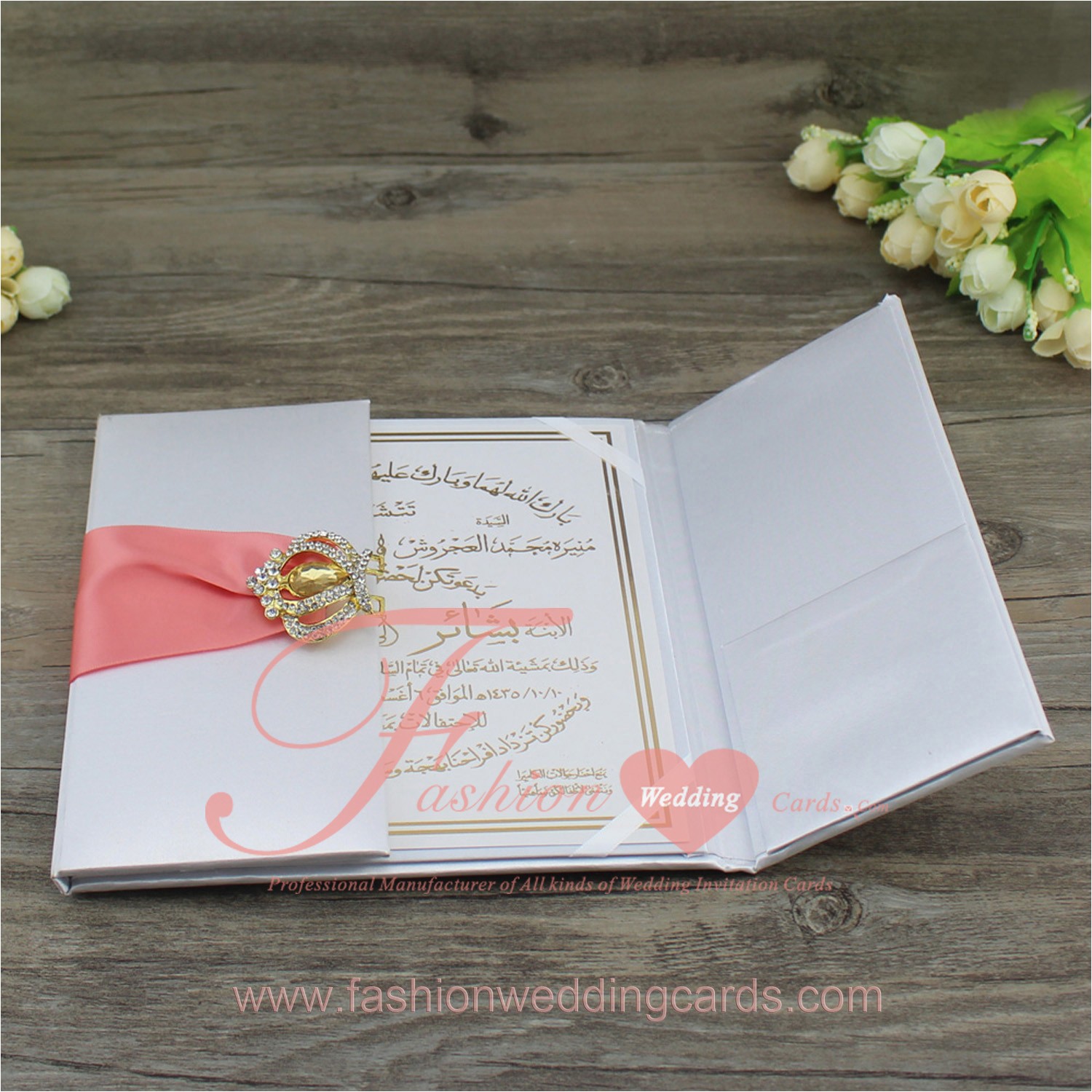 Fake Wedding Invitations Silk Invitation Folio Wedding Invitations In Boxes
