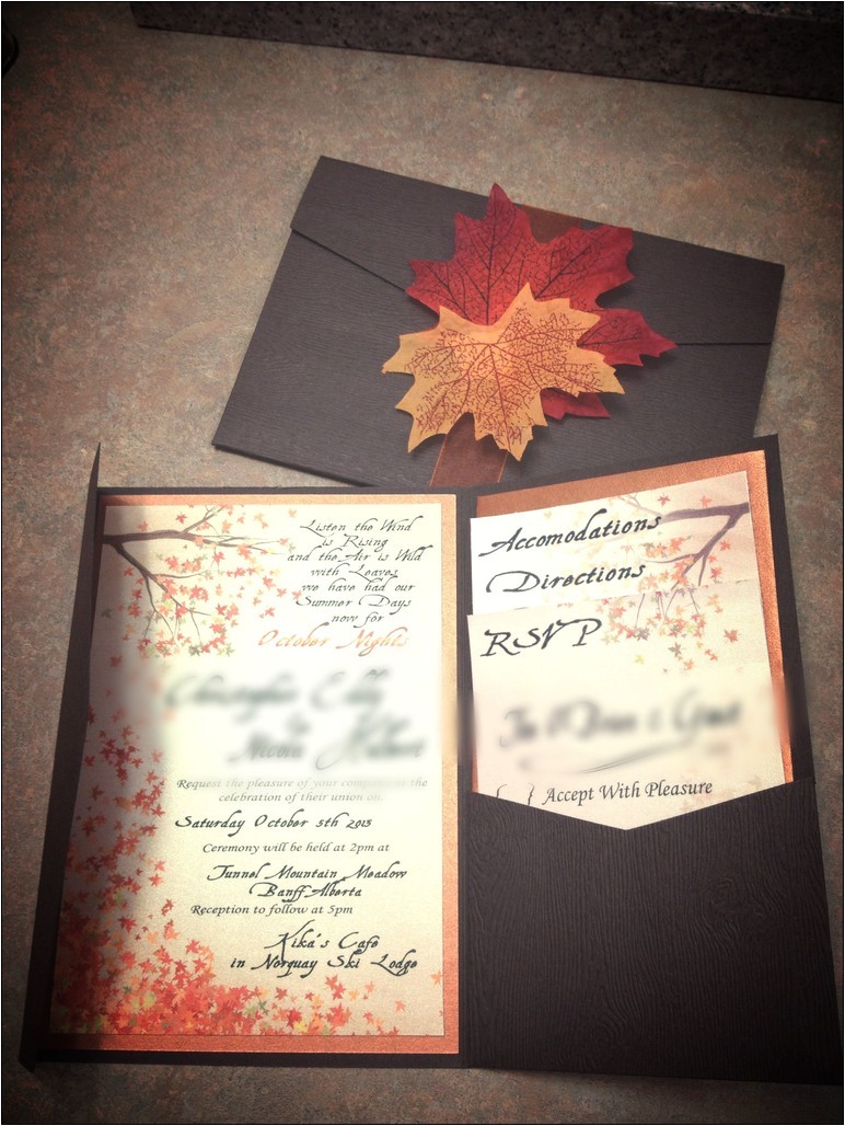 Fall themed Wedding Invitations Cheap Fall themed Wedding Invitations Cheap Wedding Gallery