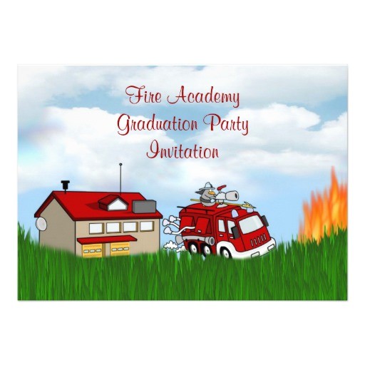 Fire Academy Graduation Invitations Fire Academy Graduation Party Invitation Fireman 5 Quot X 7 Fire Academy Graduation Invitations Fire Academy Graduation Party Invitation Fireman 5 Quot X 7