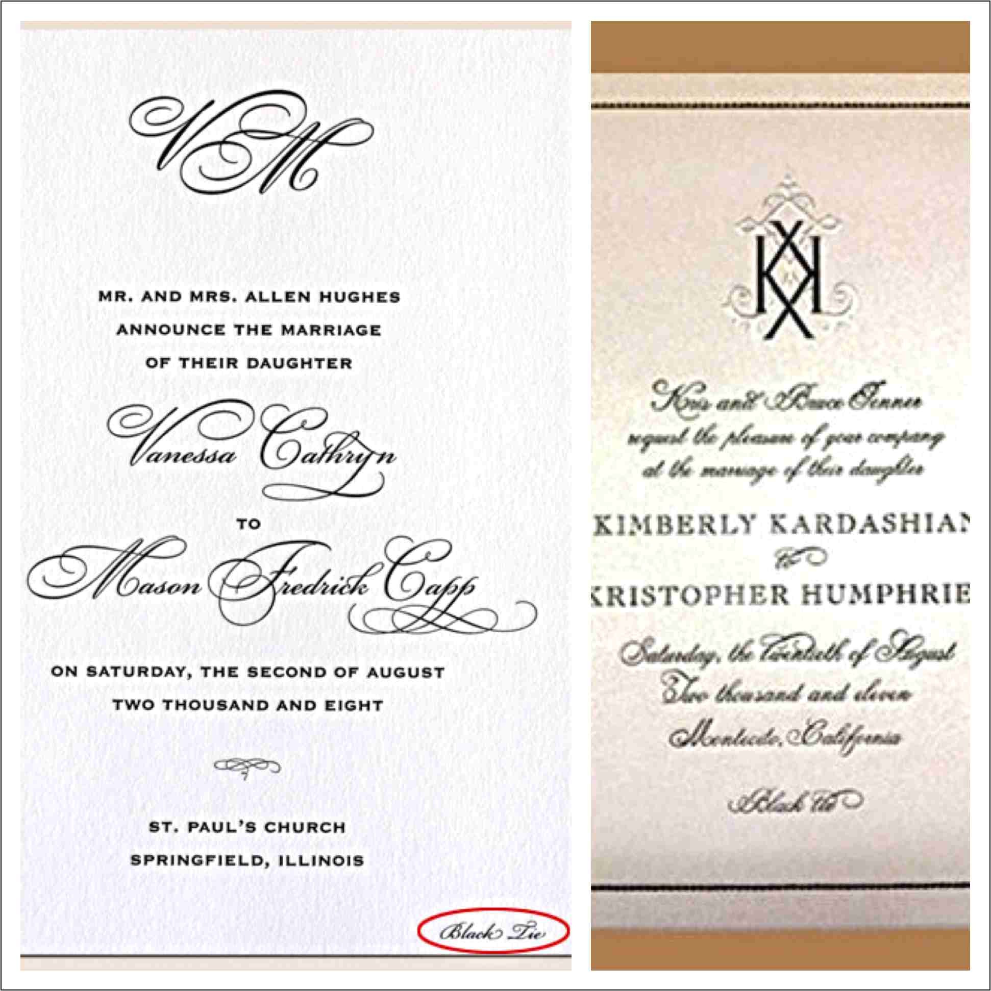 Formal attire On Wedding Invitation formal attire On Wedding Invitation Wedding Ideas