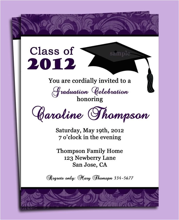 Formal College Graduation Invitations formal Graduation Invitation Template Free Design Templates