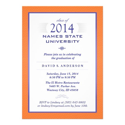 Formal Graduation Invitation Wording Personalized 2014 Graduation Invitations
