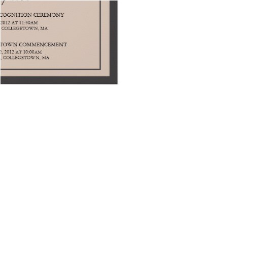 Formal Graduation Invitation Wording Traditional formal University Graduation events 5 Quot X 7