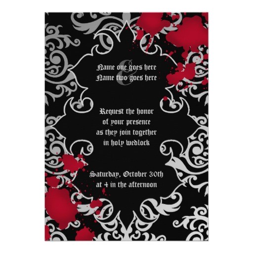 Free Gothic Wedding Invitation Templates 6 Best Images Of Blood Splatter Halloween Party Printable Free Gothic Wedding Invitation Templates 6 Best Images Of Blood Splatter Halloween Party Printable