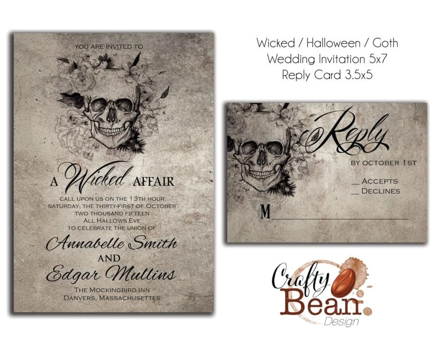 Free Gothic Wedding Invitation Templates Wicked Halloween Horror Gothic Wedding Invitation Free Gothic Wedding Invitation Templates Wicked Halloween Horror Gothic Wedding Invitation