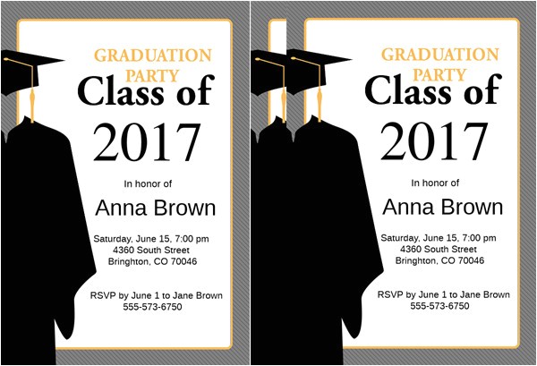 Free Sample Of Graduation Invitation Sample Graduation Invitations Free Premium Templates