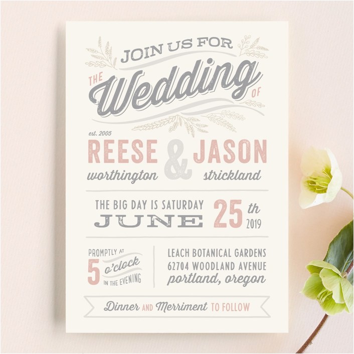 Funny Wedding Invite Wording Wedding Invitation Wording that Won 39 T Make You Barf