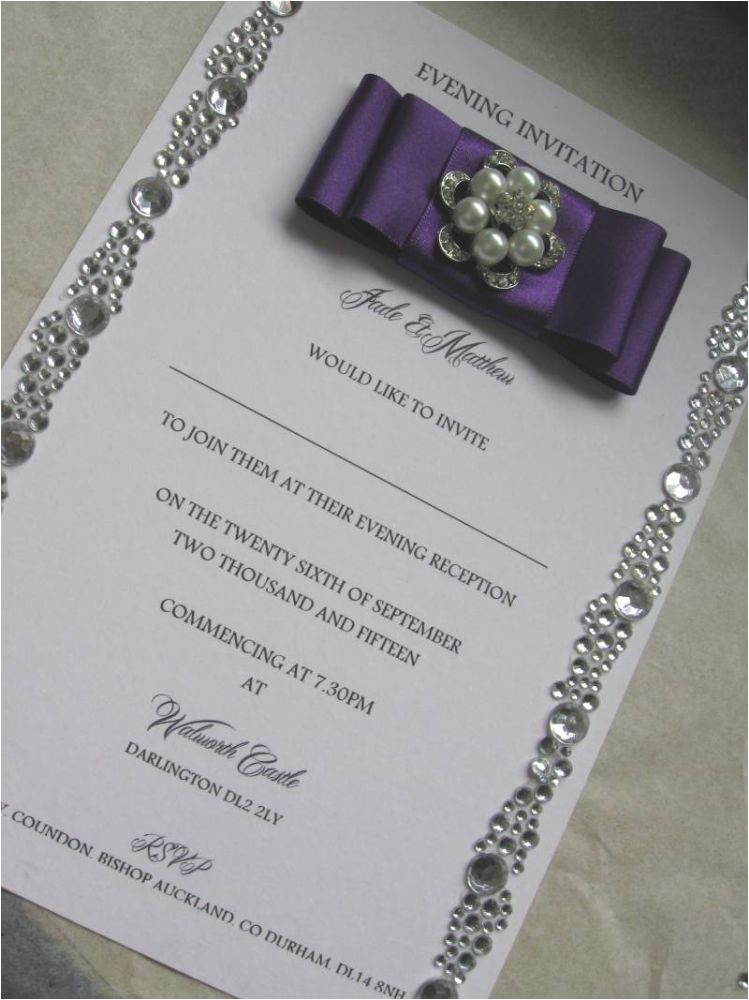 Gems Wedding Invitations evening Wedding Invitation Gem Border Strips with