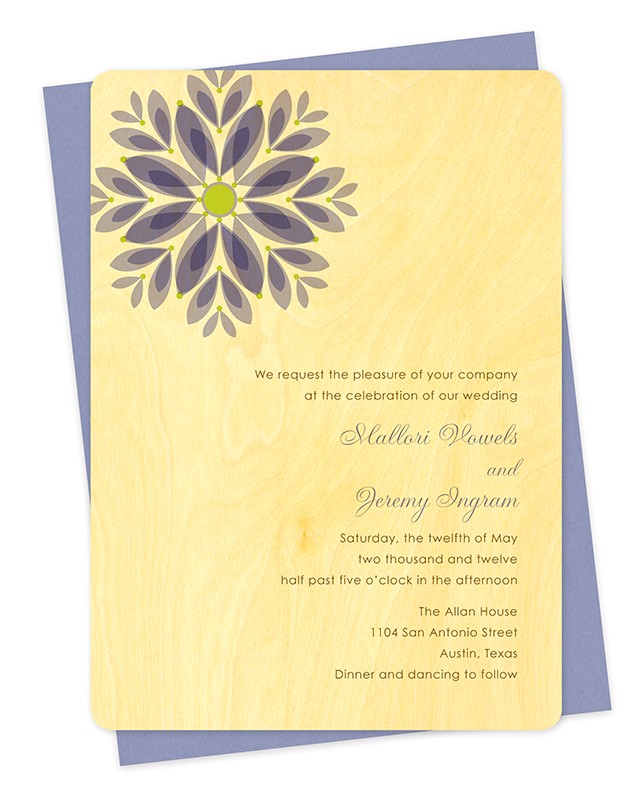Gems Wedding Invitations Gem Daisy Invitation Wedding Night Owl Paper Goods