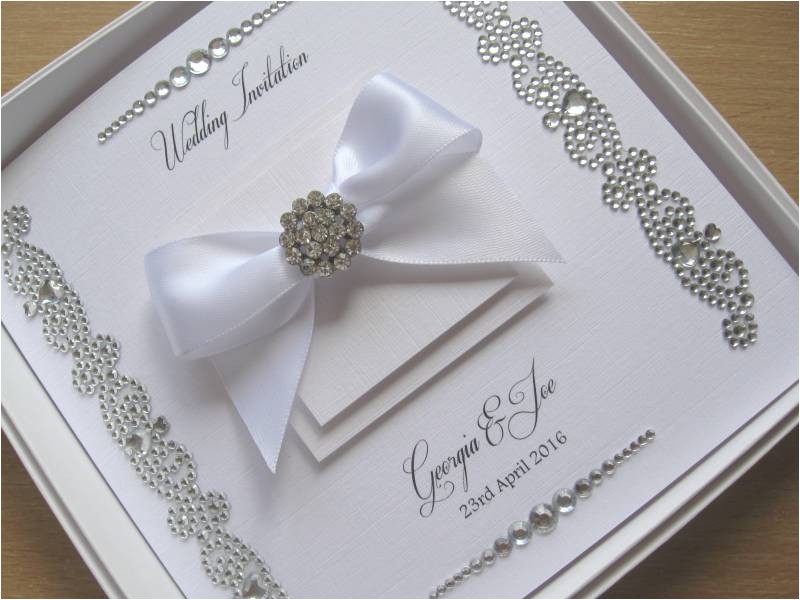 Gems Wedding Invitations Luxury Gem Strip Wedding Invitations with without Box