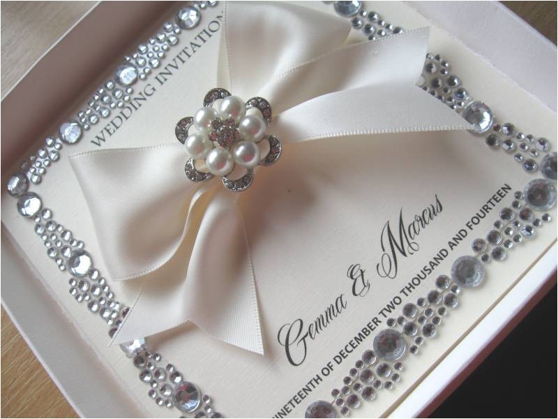 Gems Wedding Invitations Luxury Pearl Gem Wedding Invitation Gem Border Detail
