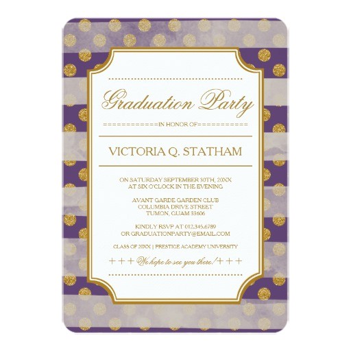 Glitter Graduation Party Invitations Gold Glitter Glamour Graduation Party Invites Zazzle